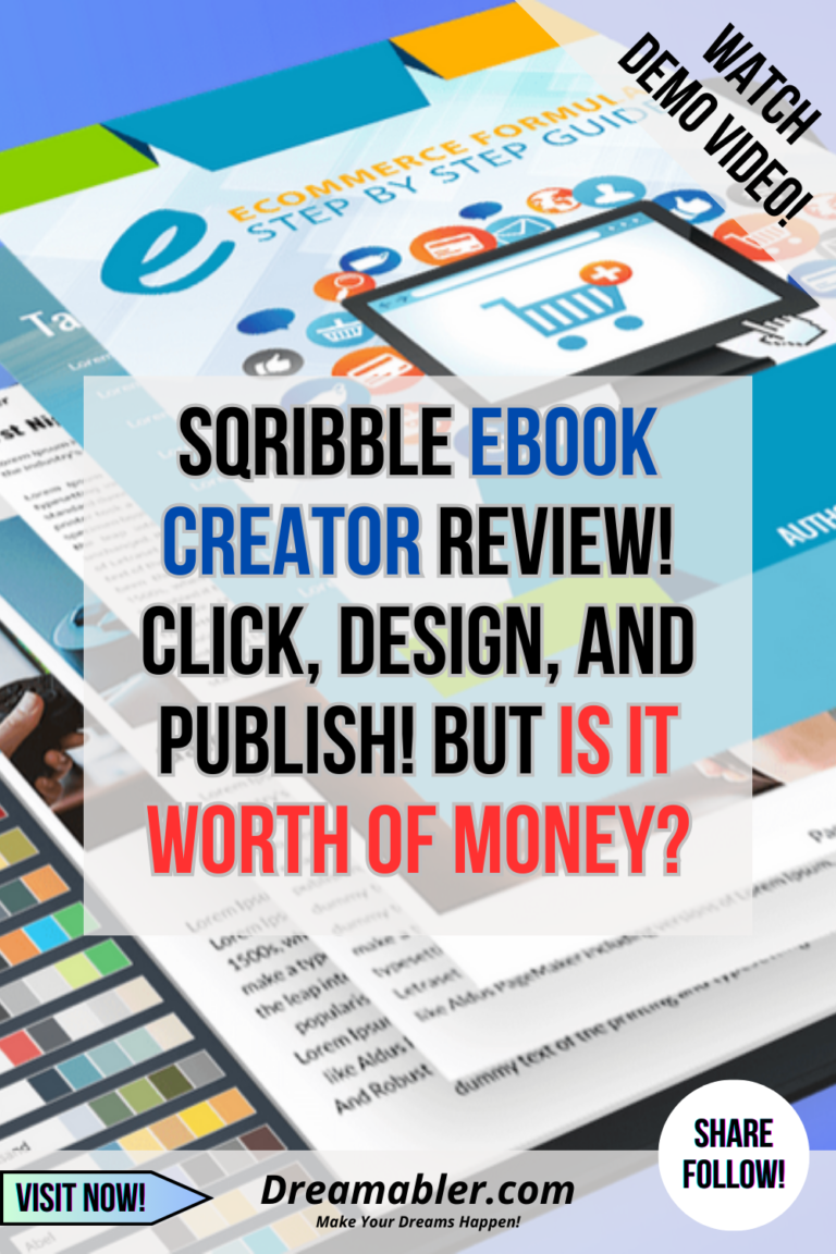 Sqribble ebook creator review and demo video - is it worth of money