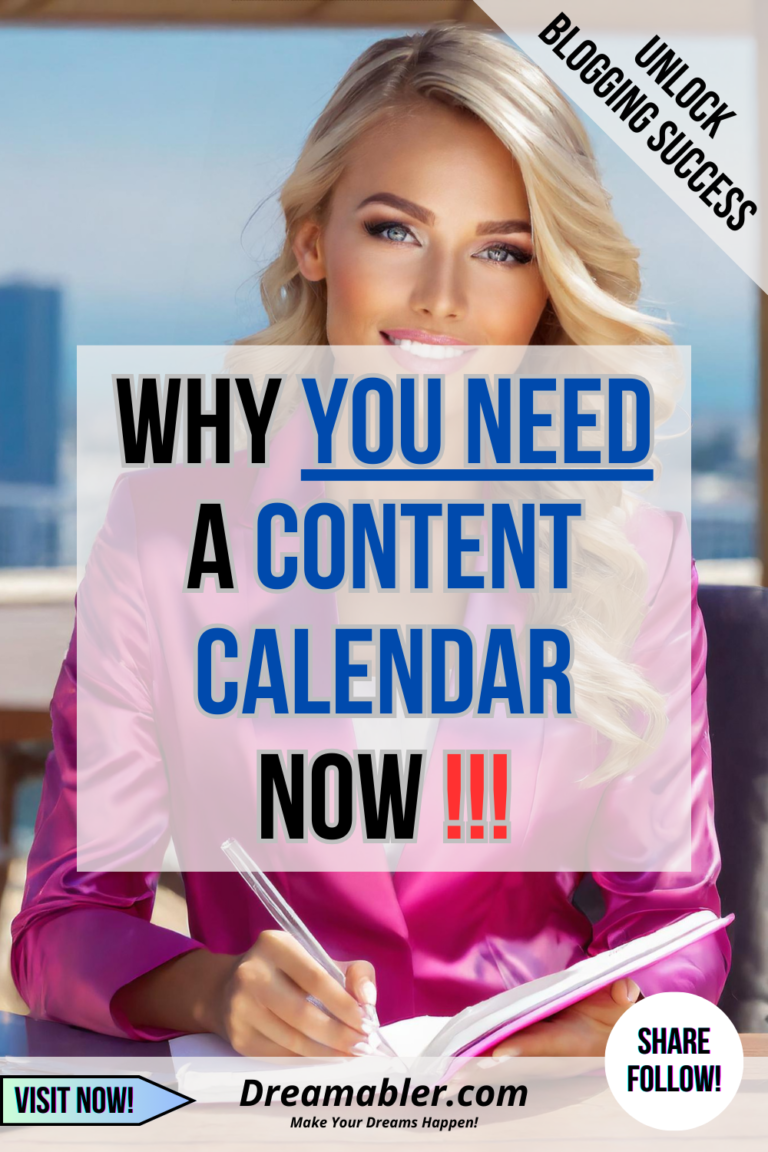 what is content a calendar in blogging